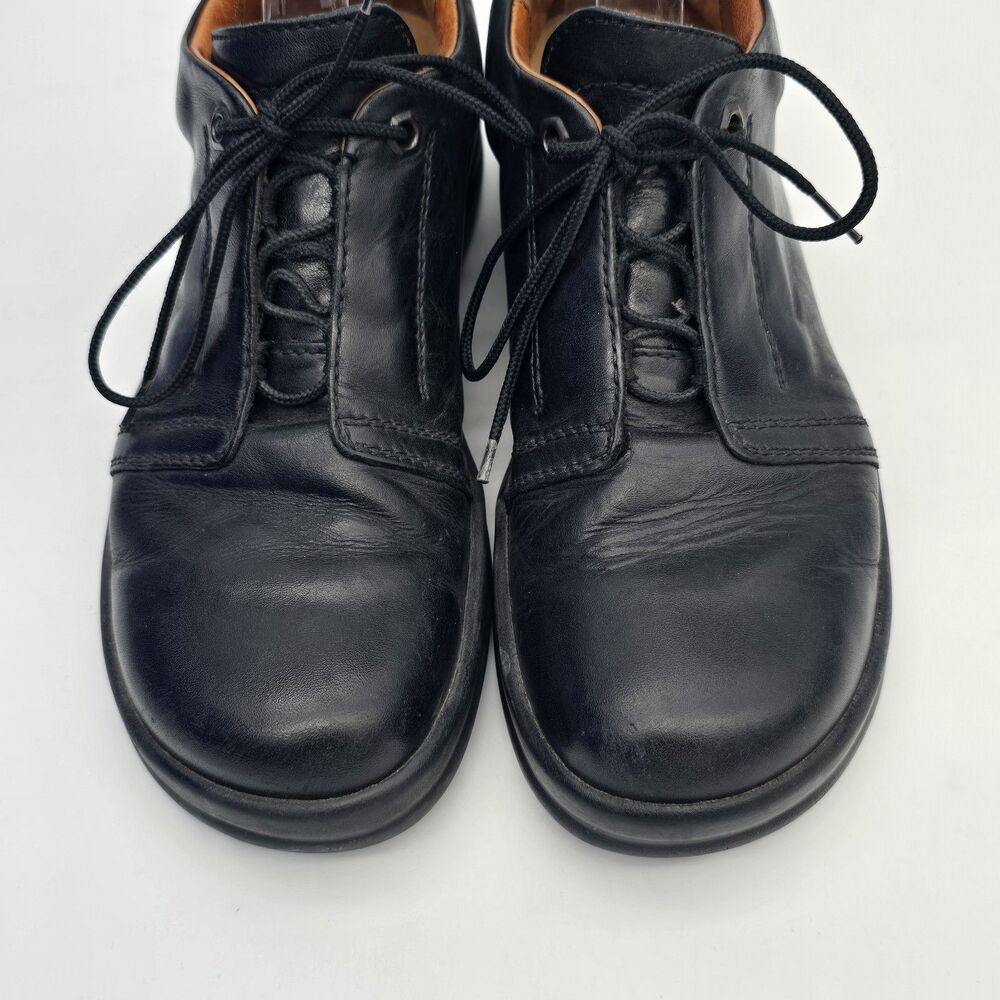 Footprints by Birkenstock Lace-up Oxfords Black Leather EU 40 WM 9 - Picture 4 of 7